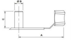 Safety pin clip